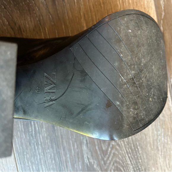 Zara Platform Chunky Heel Size 9 - Picture 8 of 16